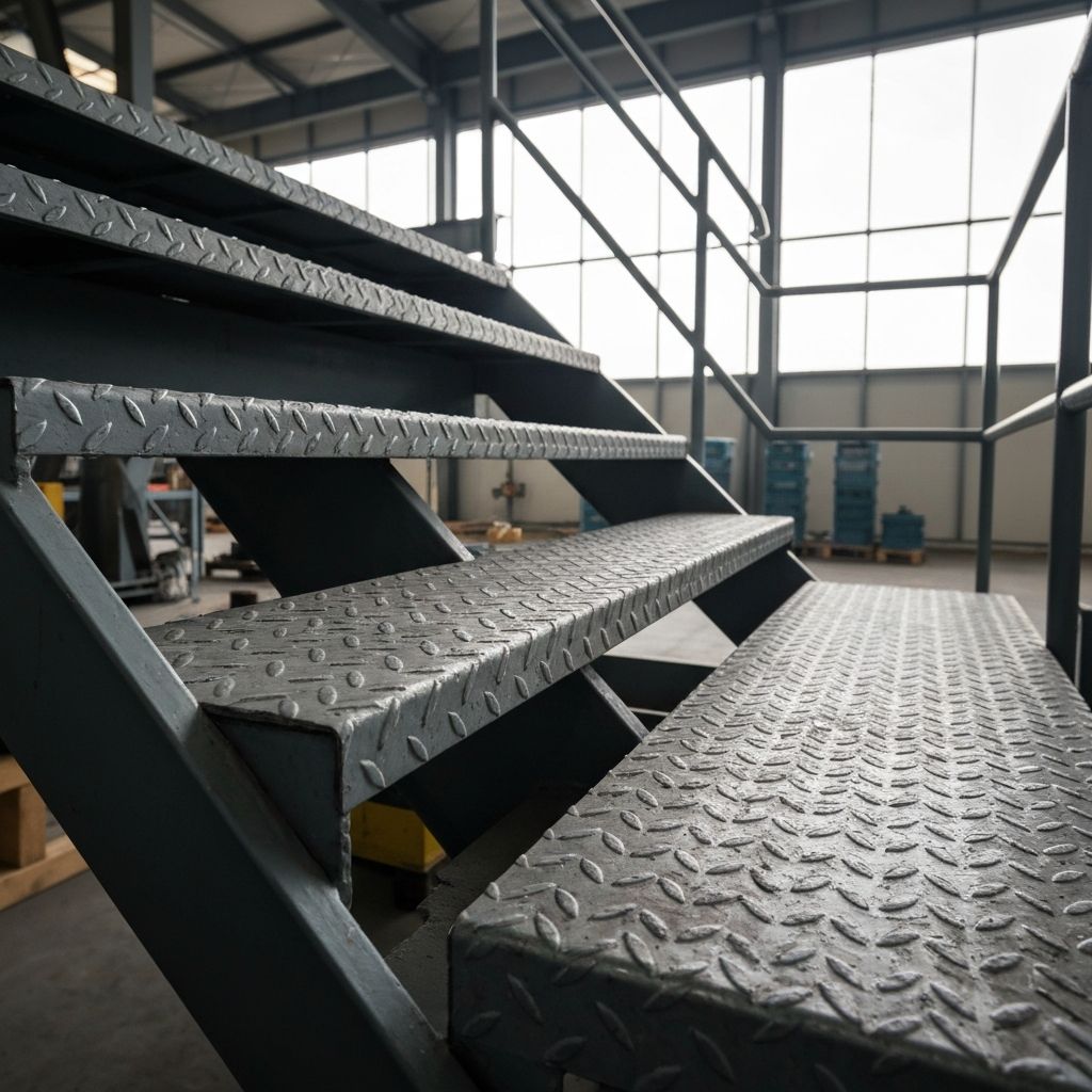 Anti-slip stair treads installation